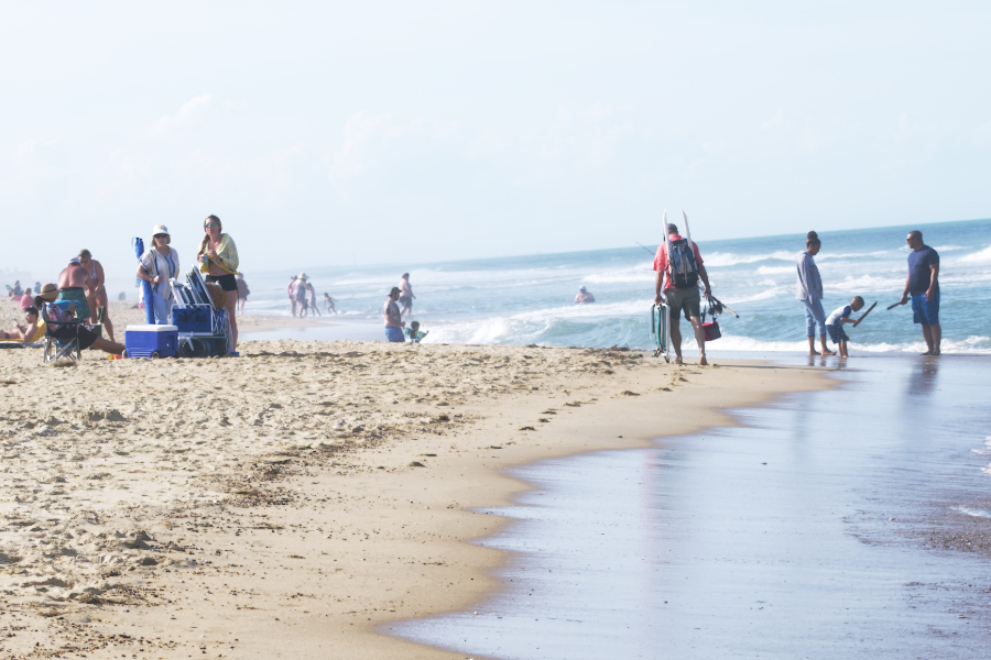 Kitty Hawk beach scene as the weather returns to normal for May. Kitty Hawk beach scene as the weather returns to normal for May.