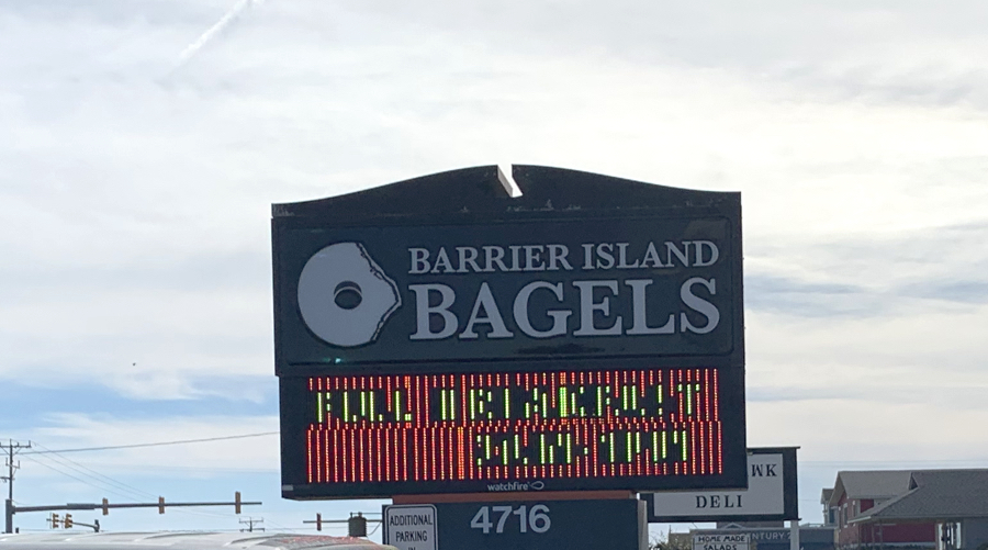 Barrier Island Bagels has a new home in the old Argyles Restaurant in Kitty Hawk.